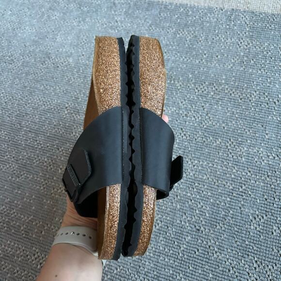 BIRKENSTOCK MADRID LEATHER SLIDE SANDALS WOMEN SIZE EU35/US 5.5-6 - Picture 4 of 16